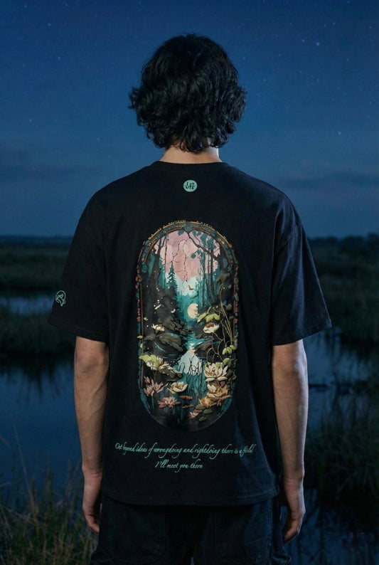 Different World Tee Black