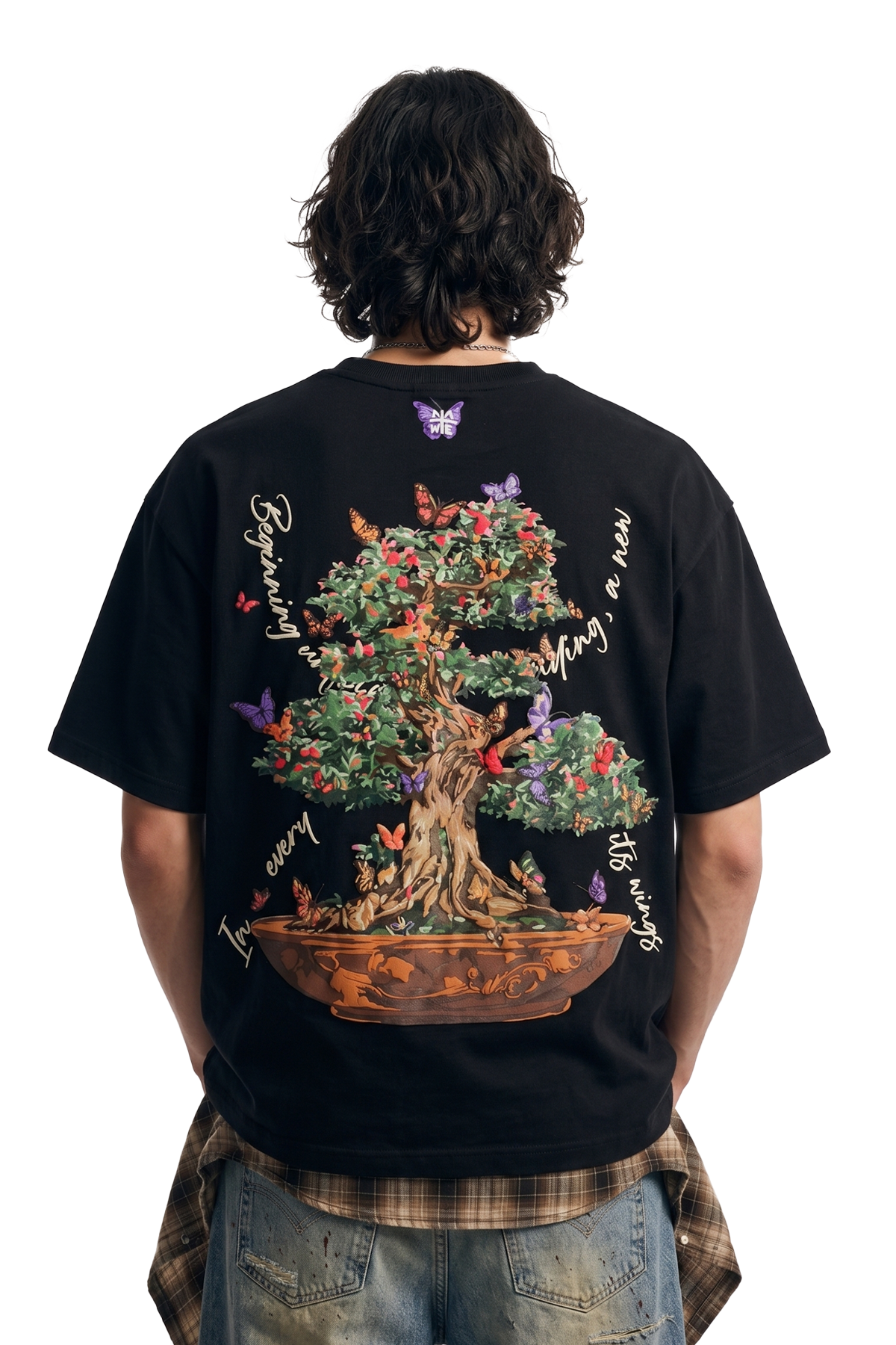 Metamorphosis Tee Obsidian