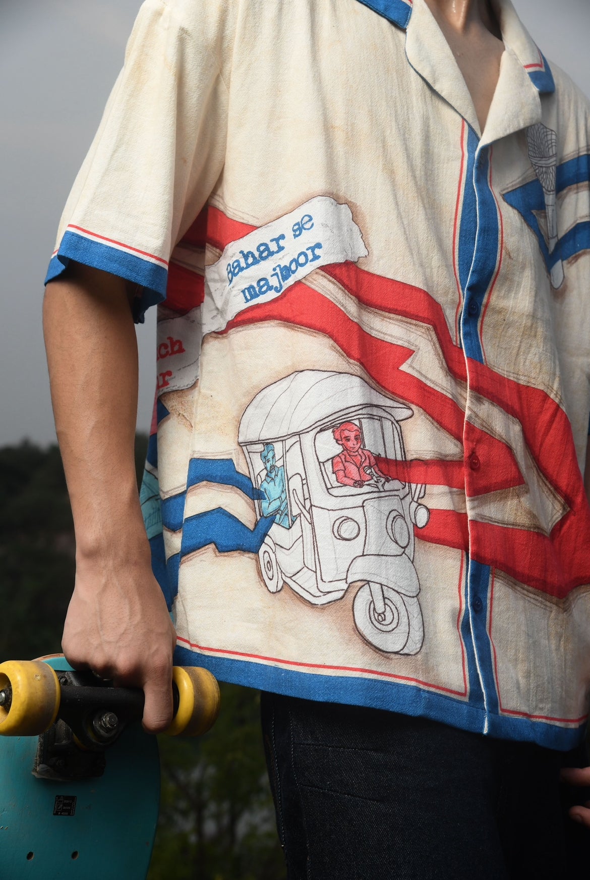 Wat Wat Cuban Half Sleeve Shirt