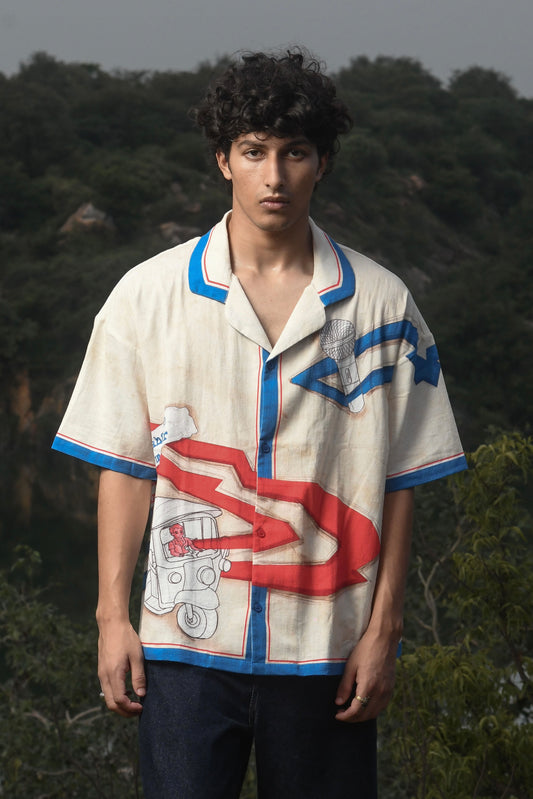 Wat Wat Cuban Half Sleeve Shirt