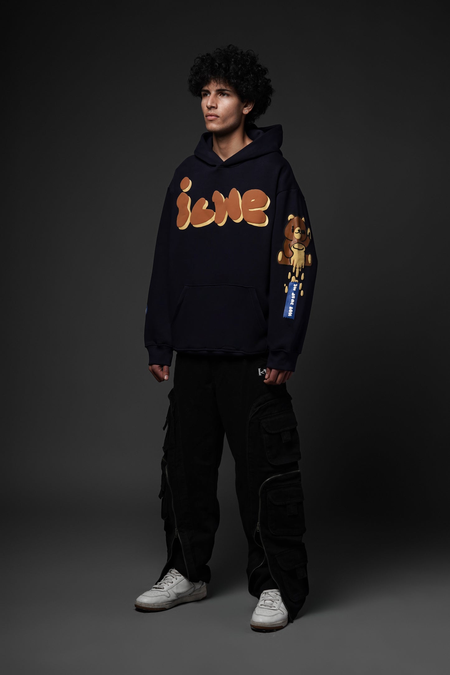 No Sugar Just Honey Navy Hoodie