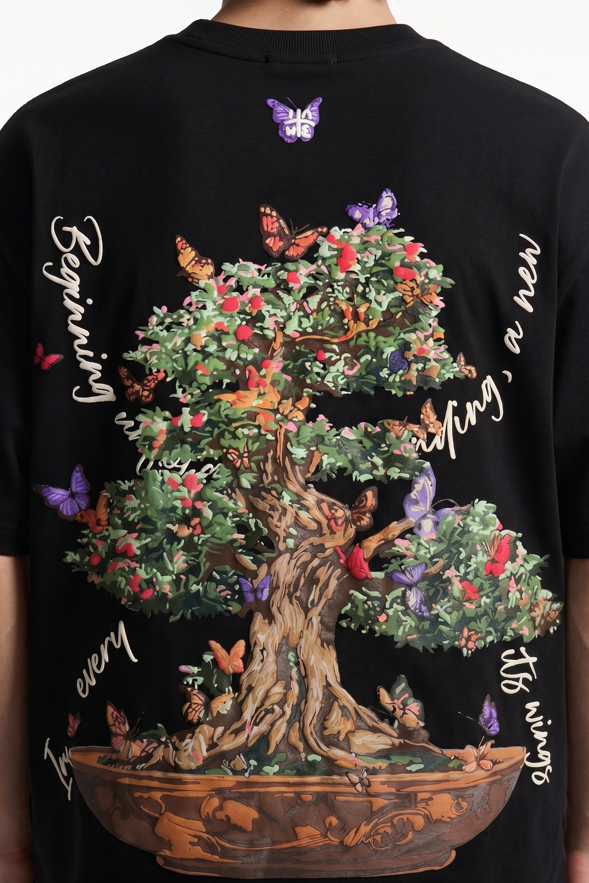 Metamorphosis Tee Obsidian