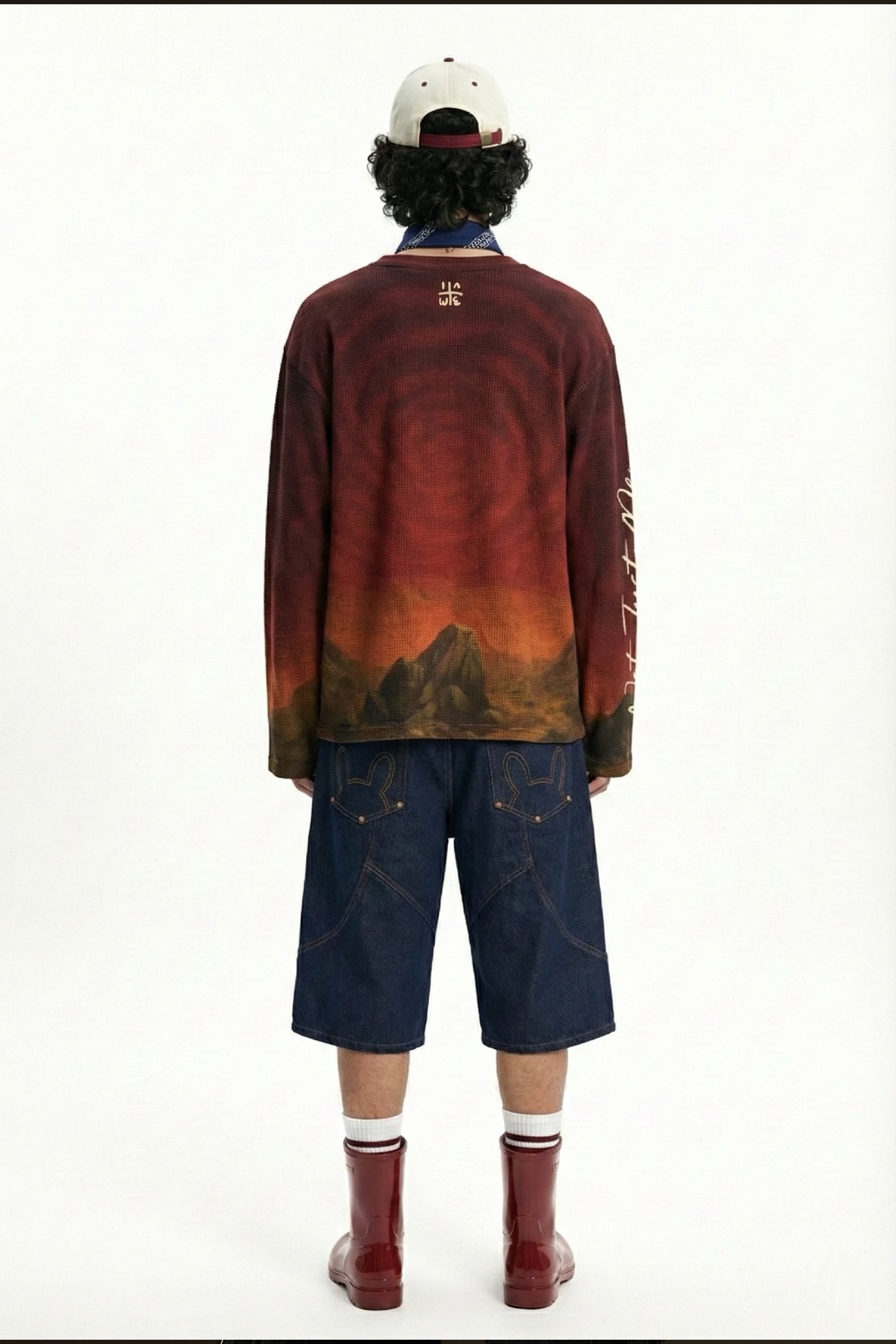 Emerald Dragon Full Sleeve Waffle Tee – Iwe Studios