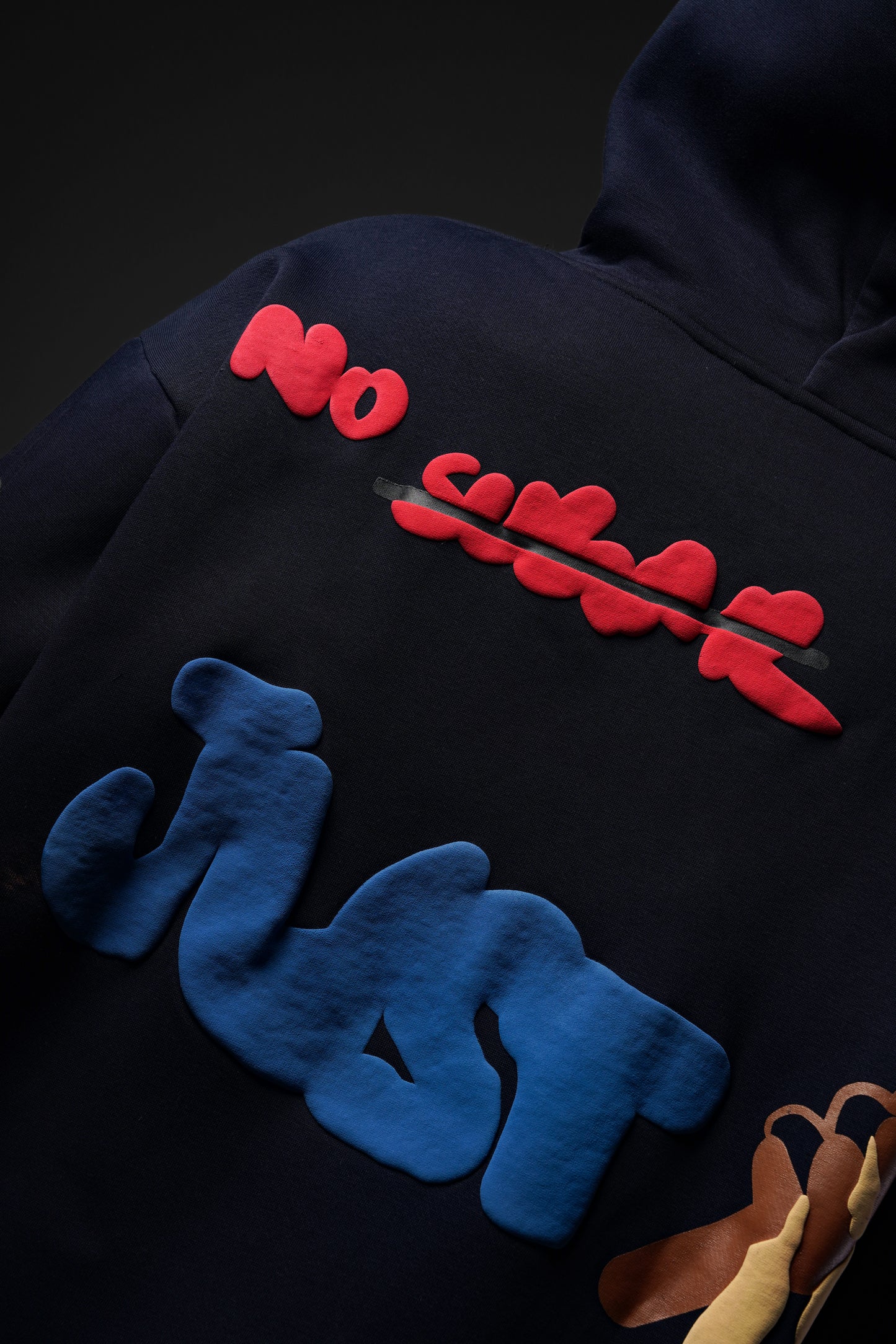 No Sugar Just Honey Navy Hoodie