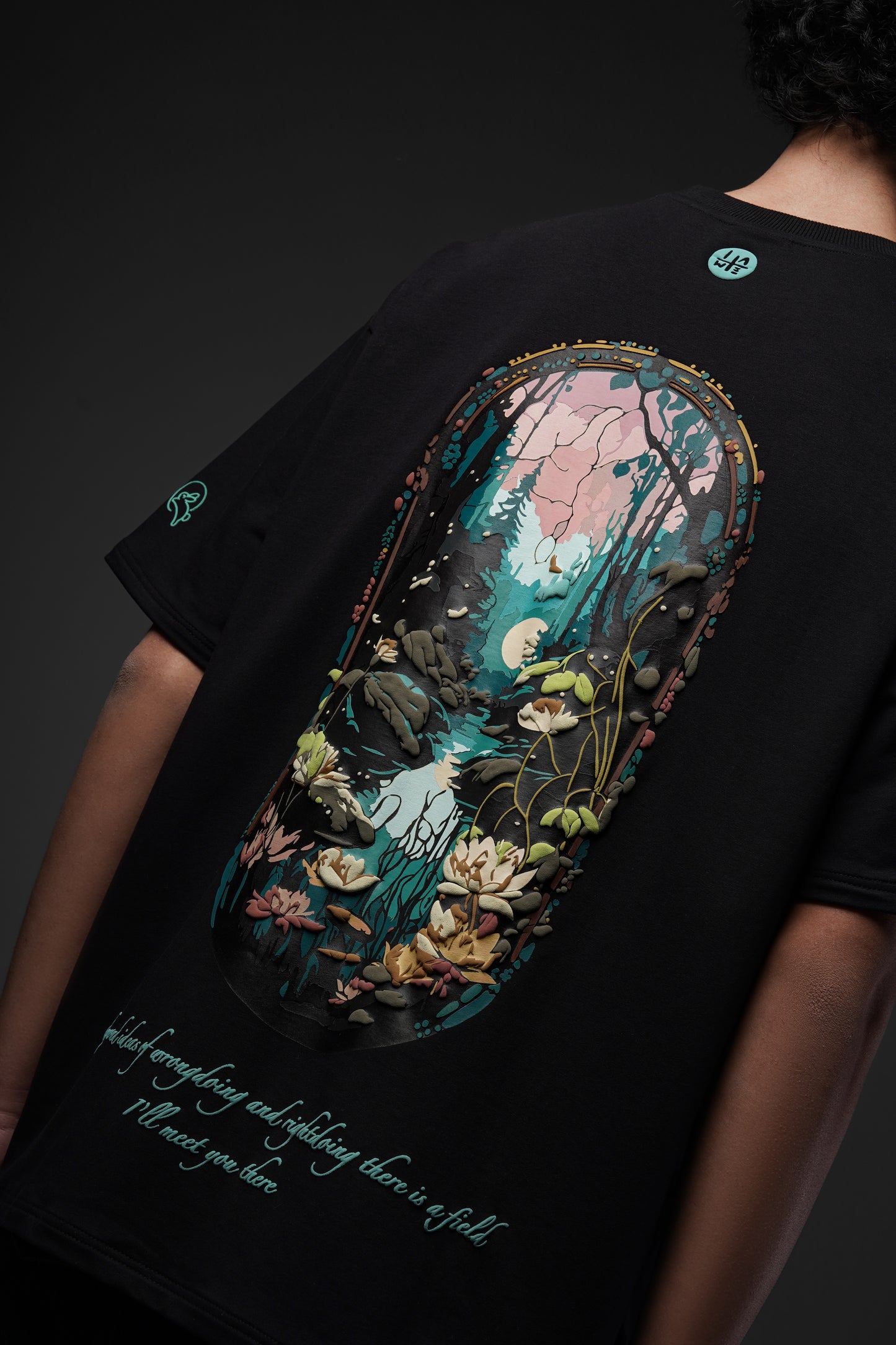Different World Tee Black