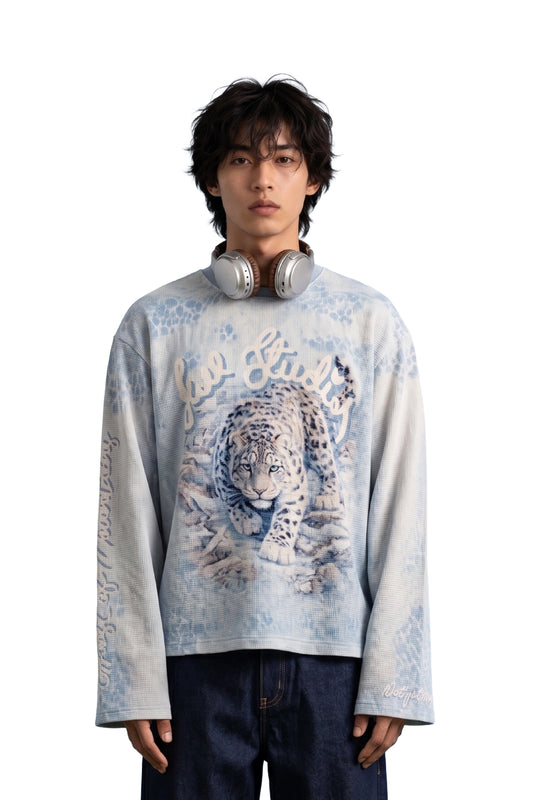 Ghost of the Mountains Sky waffle tee
